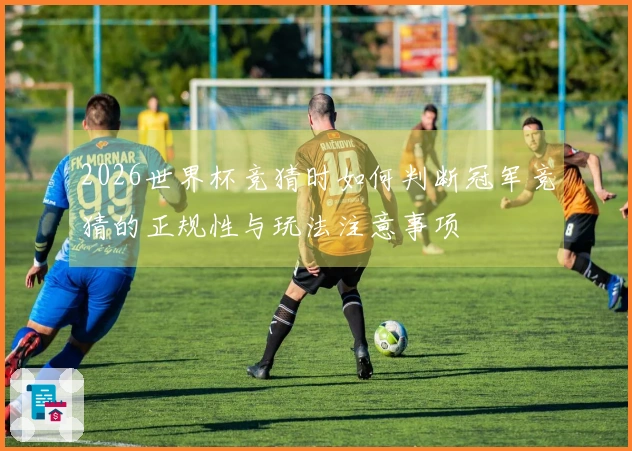 2026世界杯竞猜时如何判断冠军竞猜的正规性与玩法注意事项