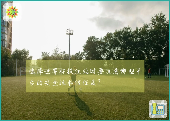 选择世界杯投注站时要注意哪些平台的安全性和信任度？